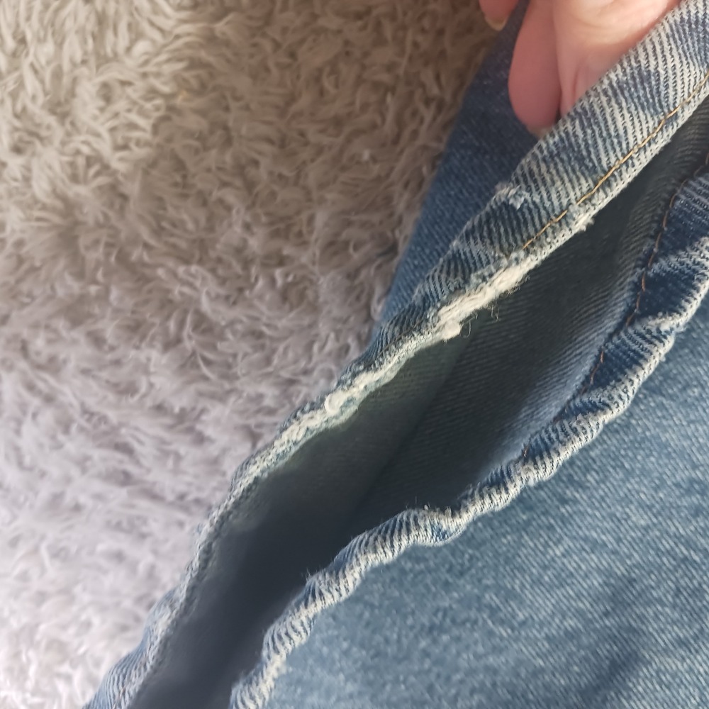 Levi's 550 Relaxed Fit Jeans 48x29 Blue‎ Denim READ Workwear Vintage Wash Look - Picture 5 of 11